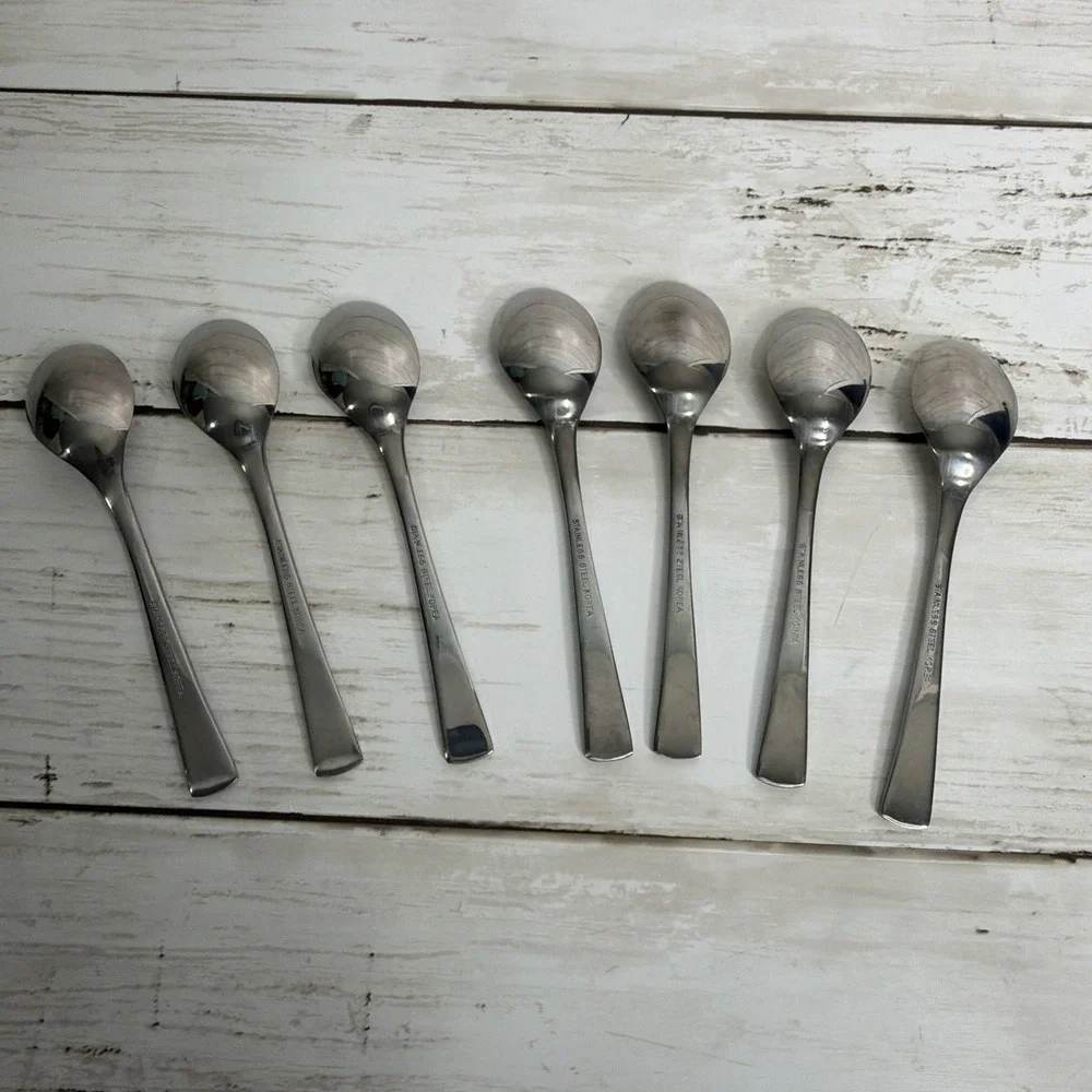 Vintage Stainless Steel Korea Espresso Spoons